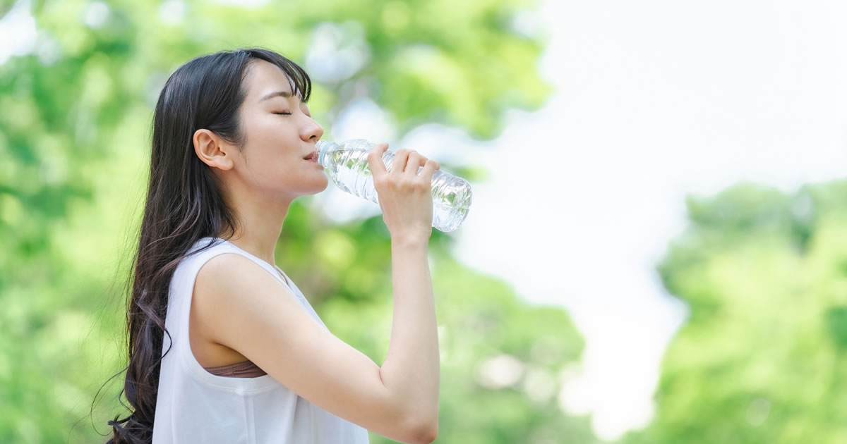 適度な水分補給は必要です